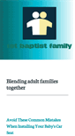 Mobile Screenshot of 1stbaptistfamily.com